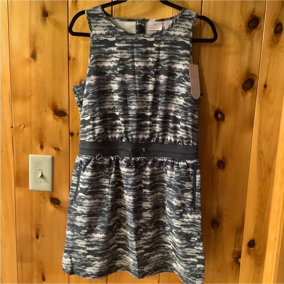 Willow Blossom Printed Utility Tank Sleeveless Dress - Picture 1 of 5
